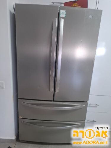 מקרר גדול 750 ליטר עובד, לא שבור, נירוסט