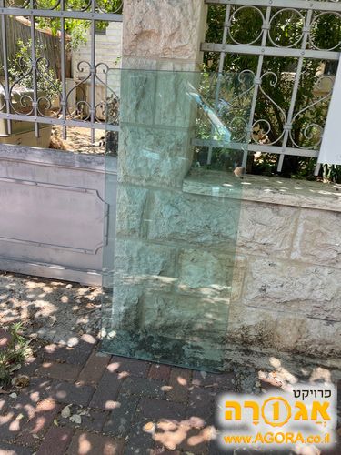 משטח עליון לשולחן מזכוכית