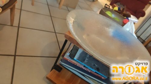 שתי קערות זכוכית ענקיות קוטר 40 ס"מ
