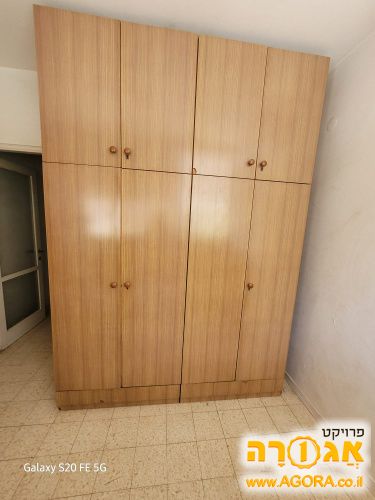 ארון עץ מלא 4 דלתות
