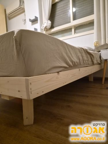 בסיס מיטה מעץ + מזרון 140*190