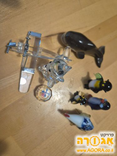 מיניאטורות מזכוכית ומסברובסקי