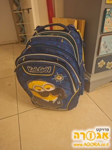 תיק קל גב מיניונים לכיתות צעירות