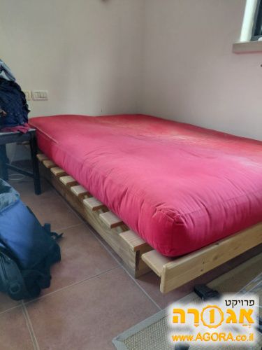 מזרון + בסיס מיטה וארגז מיטה וחצי