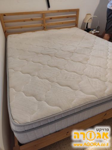 מזרון זוגי ברוחב 160 + בסיס מיטה