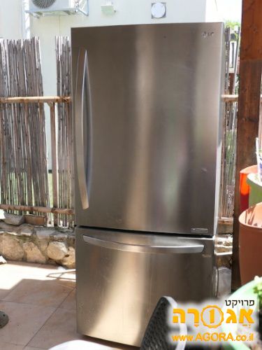 מקרר LG כסוף