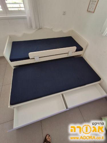 מיטה ילדים פלוס חבר ללא מזרנים
