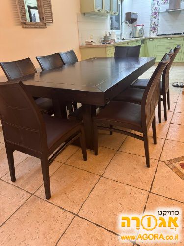 פינת אוכל +8 כיסאות