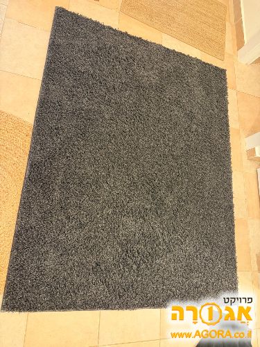 שטיח שאגי שחור