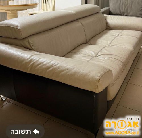 ספה לסלון - עור