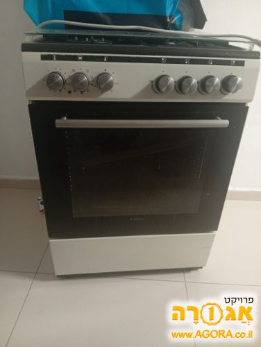 תנור משולב גז עובד