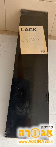 2 מדפים שחורים איקאה (לא היו בשימוש)