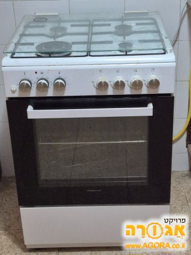 תנור אפיה משולב כיריים גז