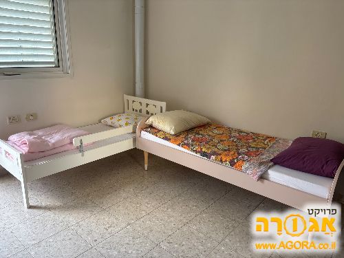 מיטות ומזרונים במצב מצויין ללילדים
