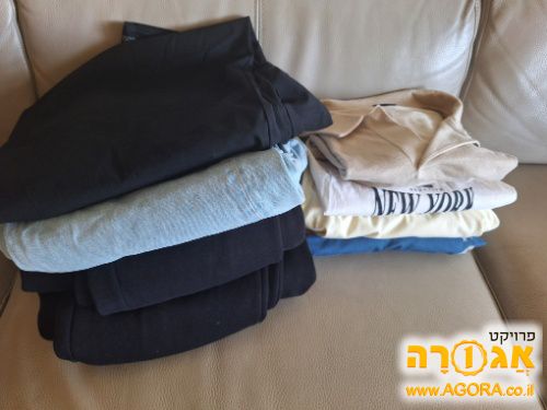 בגדי גברים חולצות ומכנסיים מידה 46