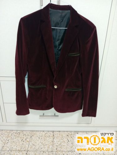 בלייזר לגבר ארגמני