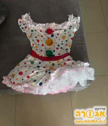 תחפושת של ליצנית מידה -s-m נראה לי