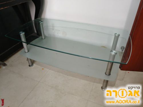 שולחן סלון זכוכית