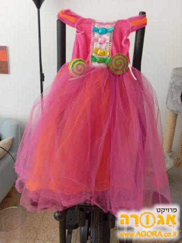 שמלת תחפושת מלכת הממתקים