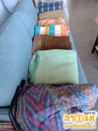 סדינים, ציפות, מגבות, שמיכות