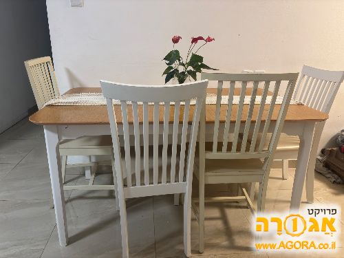 שולחן סלון +2 כיסאות