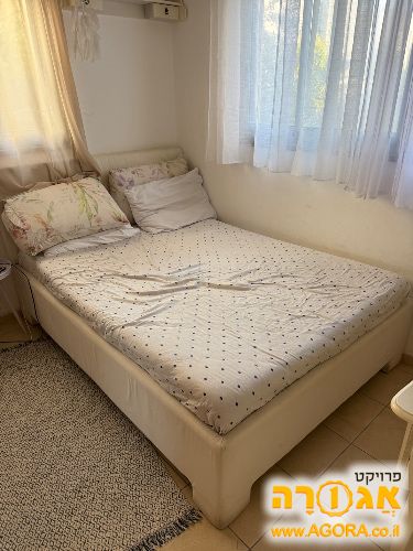 מיטה זוגית/נוער + מזרון + שכבת פינוק