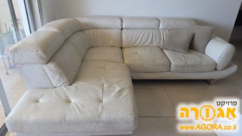 ספה פינתית מעור 210 על 280