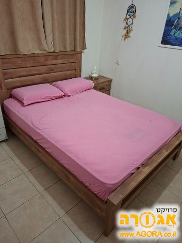מיטה זוגית+מזרן+שידות