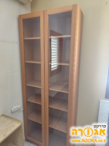 ארון ספרים 2 דלתות