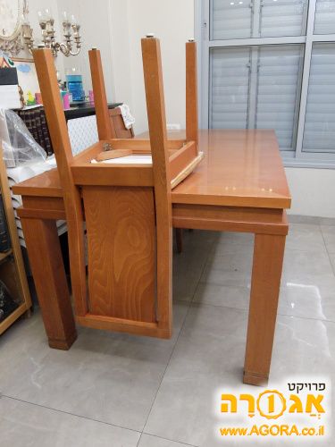 שולחן+4 כסאות סלון