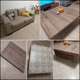 ספה ושולחן סלון למסירה עקב חידוש הריהוט