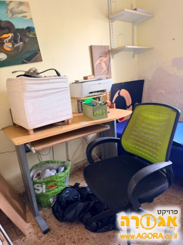 שולחן מחשב+כסא משרדי