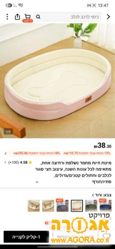 מיטה לכלב
