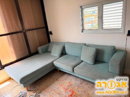 ספה 2.90 עם שזלונג ימני, מתפרקת לשניים