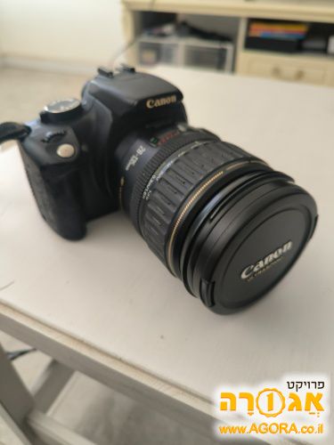 מצלמה דיגיטלית canon עם עדשה