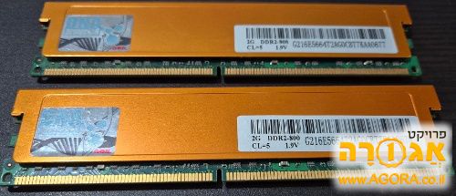זיכרון מחשב נייח DDR2-800 2GB X2