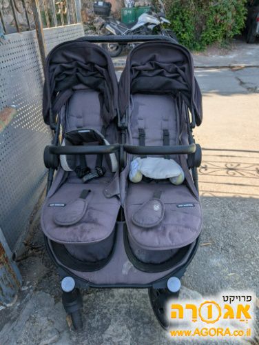 עגלת תאומים בייבי מונסטר 4