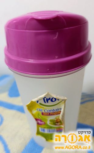 מיכל פלסטיק לשמן