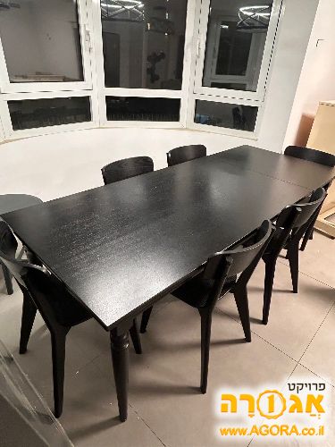 שולחן נפתחת + 6 כיסאות