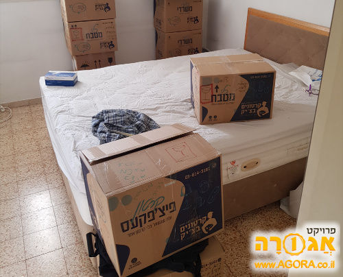 מזרן זוגי 160x200, מיטה, ארגז מצעים