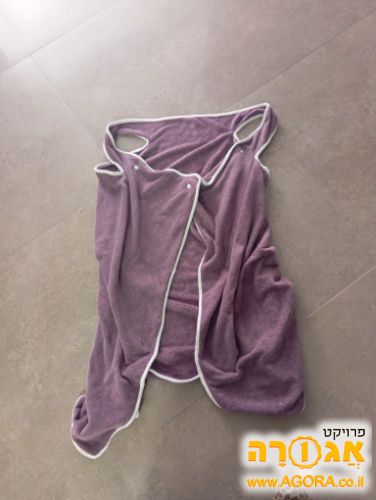 חלוק מגבת לילד לים