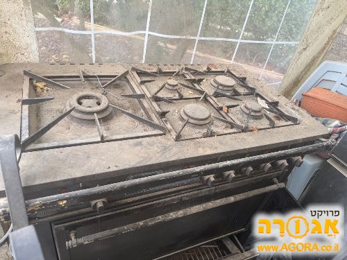תנור + כיריים 90 ס"מ