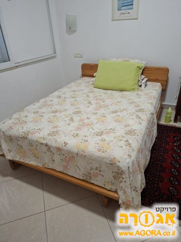 מיטה עם ארגז מצעים + מזרון