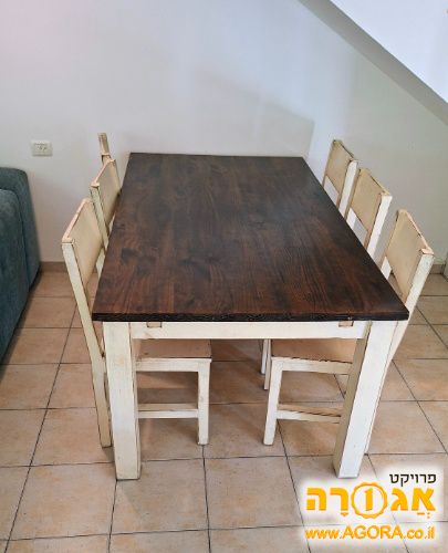 פינת אוכל + 6 כיסאות