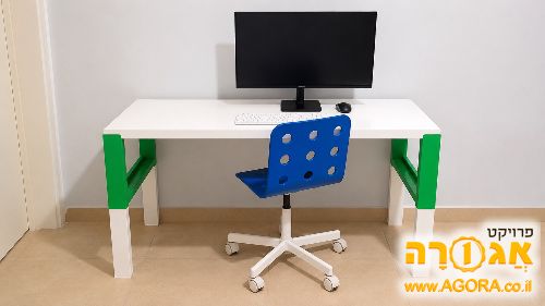 שולחן כתיבה + כיסא מסתובב לילדים ונוער