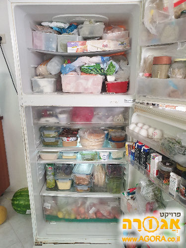 מקרר Sharp לבן, 540 ליטר, במצב טוב
