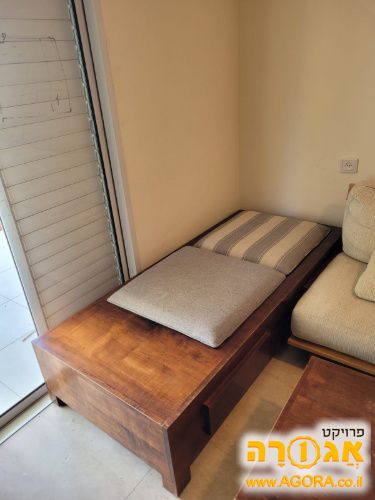 ספת ספסל לסלון - עץ מלא