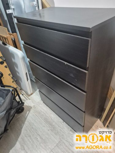 שידה 5 מגירות, מאיקאה בצבע ונגה