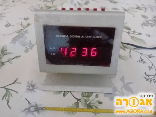 שעון דיגיטלי חשמלי - וינטג'