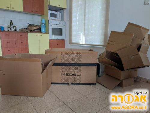 קרטונים למעבר דירה במצב מצויין
